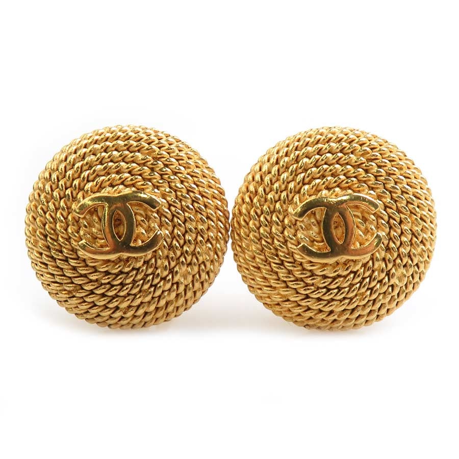 シャネル CHANEL イヤリング ココマーク メタル ゴールド レディース【中古】 e61223g