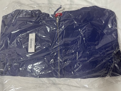 Supreme x Michael Jackson Dangerous Zip Up Hooded Sweatshirt "Washed Navy"