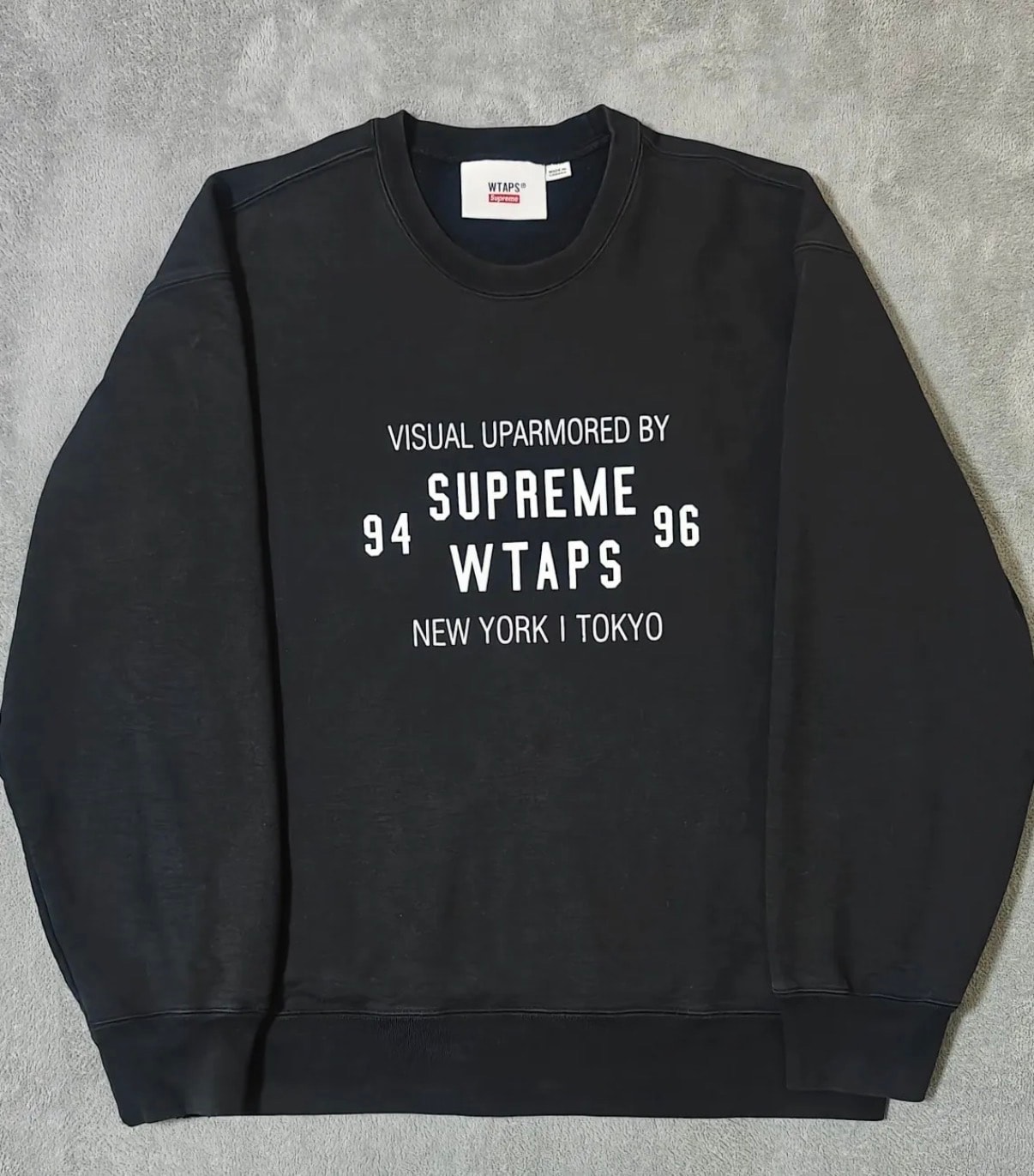 Supreme / WTAPS Crewneck "Black" 21274SPD-CSM03S