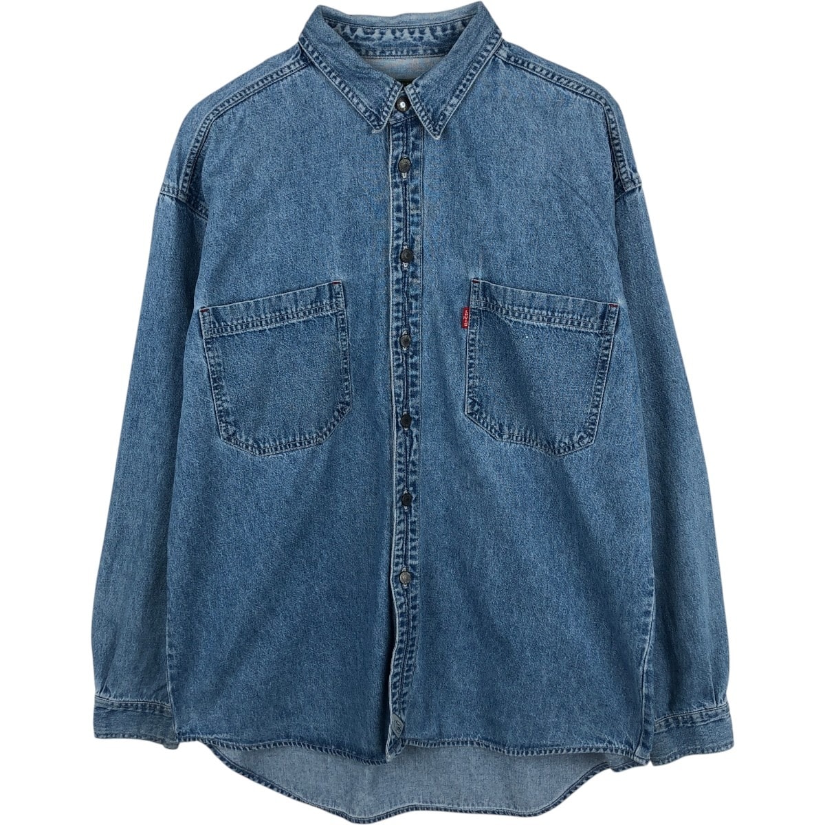古着 90年代 リーバイス Levi's 長袖 デニムシャツ メンズL相当 ヴィンテージ/eaa672393