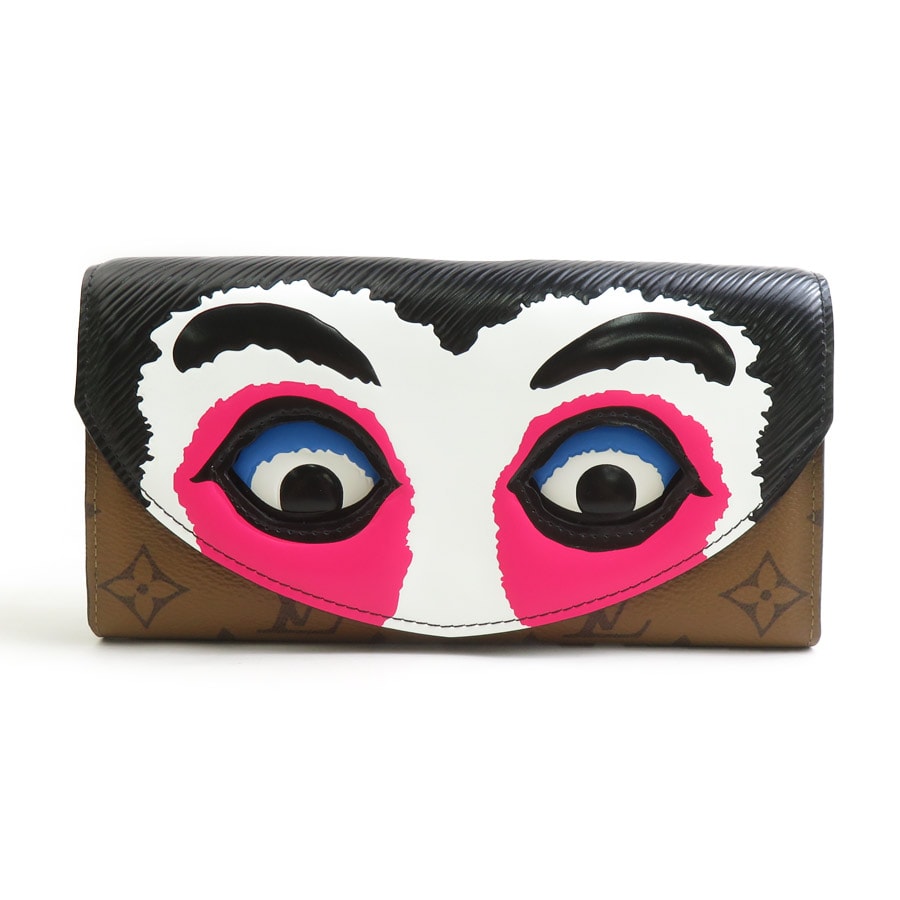 ルイ ヴィトン LOUIS VUITTON 長財布 モノグラム リバース 歌舞伎 ポルトフォイユ サラ PVC/レザー マルチカラー ユニセックス M67255【中古】 e62383a