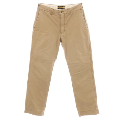 【中古】ラルフローレンラグビー RALPH LAUREN RUGBY コットン チノパンツ ベージュ【サイズ32】【メンズ】