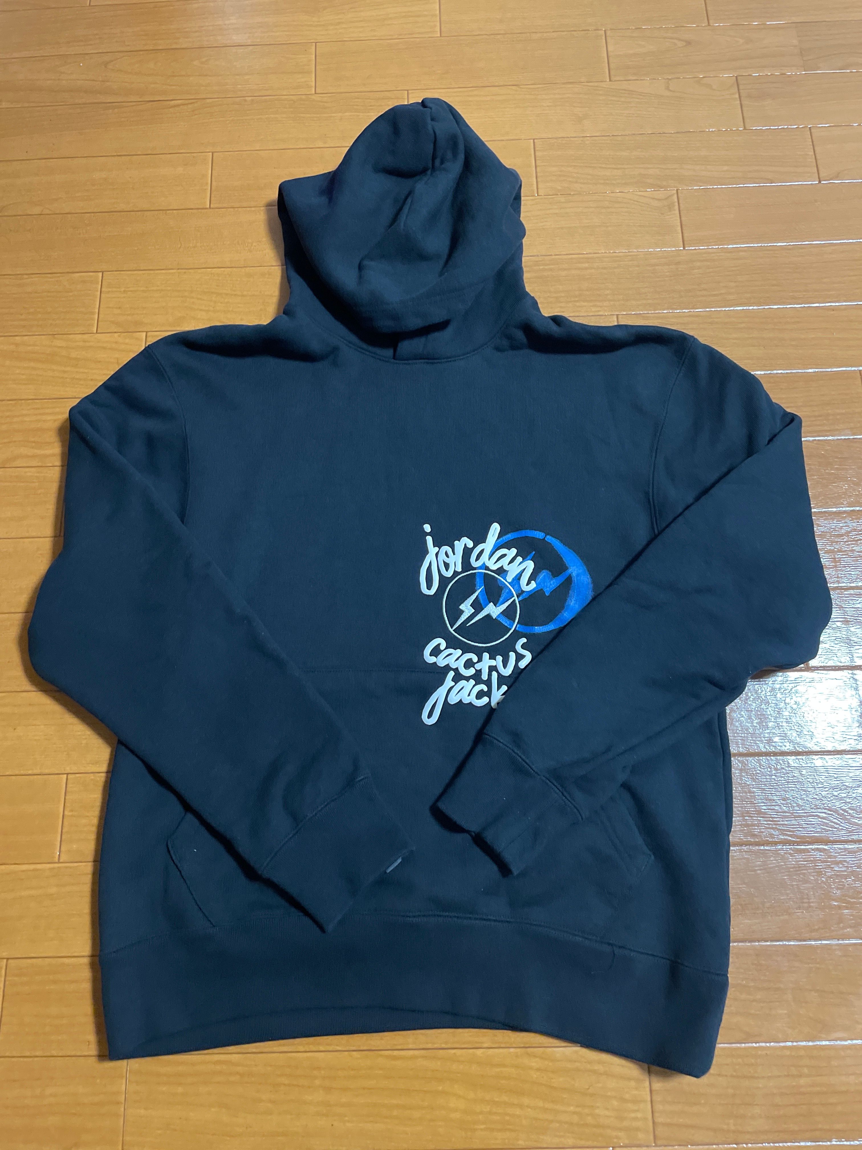 Air Jordan Travis Scott Fragment Hoodie "Black"