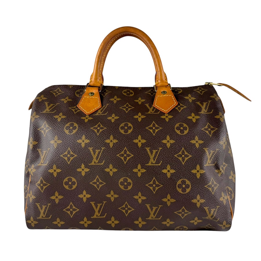 ルイ ヴィトン LOUIS VUITTON ハンドバッグ モノグラム スピーディ30 モノグラムキャンバス ブラウン ゴールド ユニセックス M41526【中古】 z10662