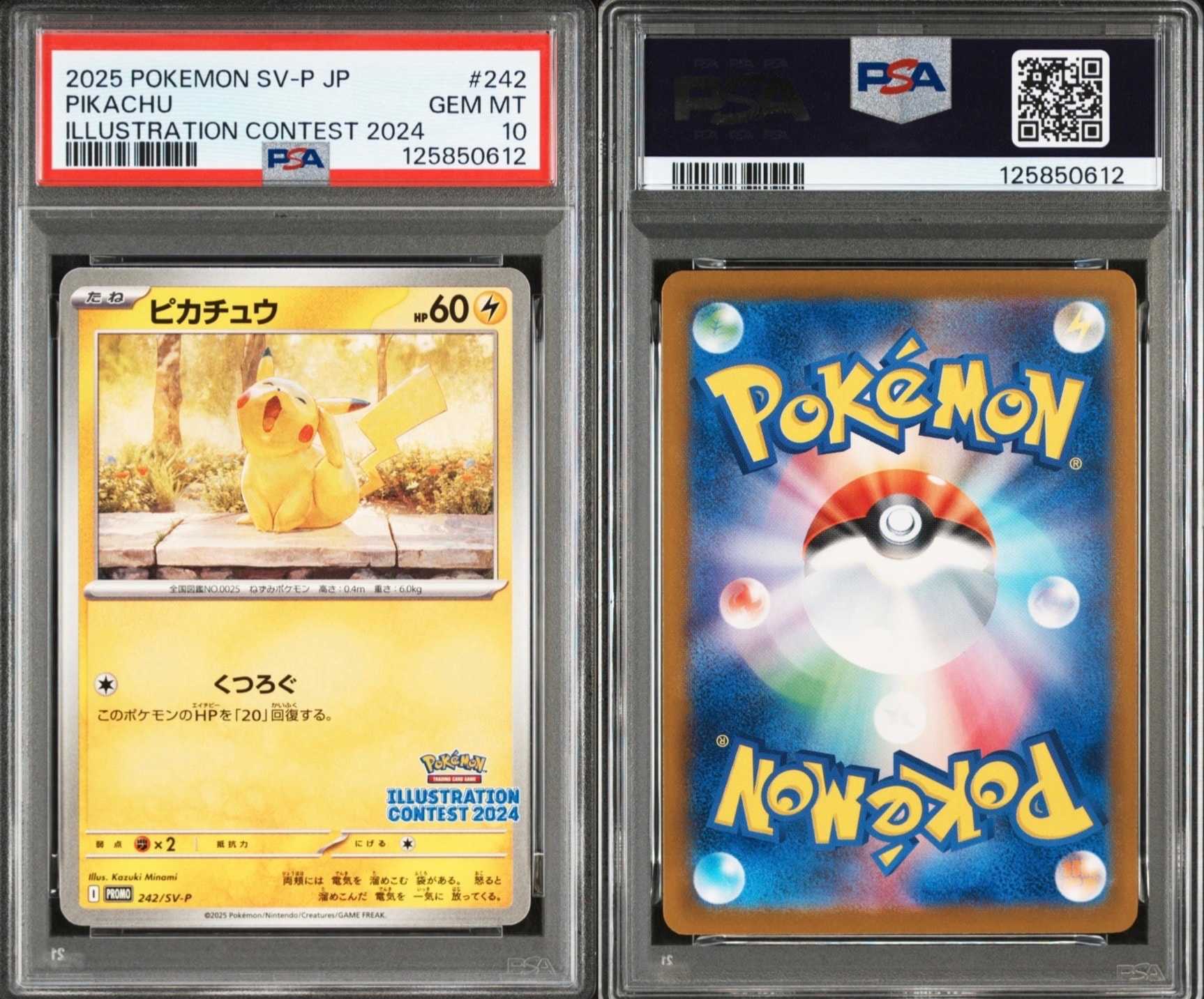 ピカチュウ [SV-P 242](プロモカードパック「イラストレーションコンテスト 2024 受賞作品プロモカード化記念キャンペーン」)