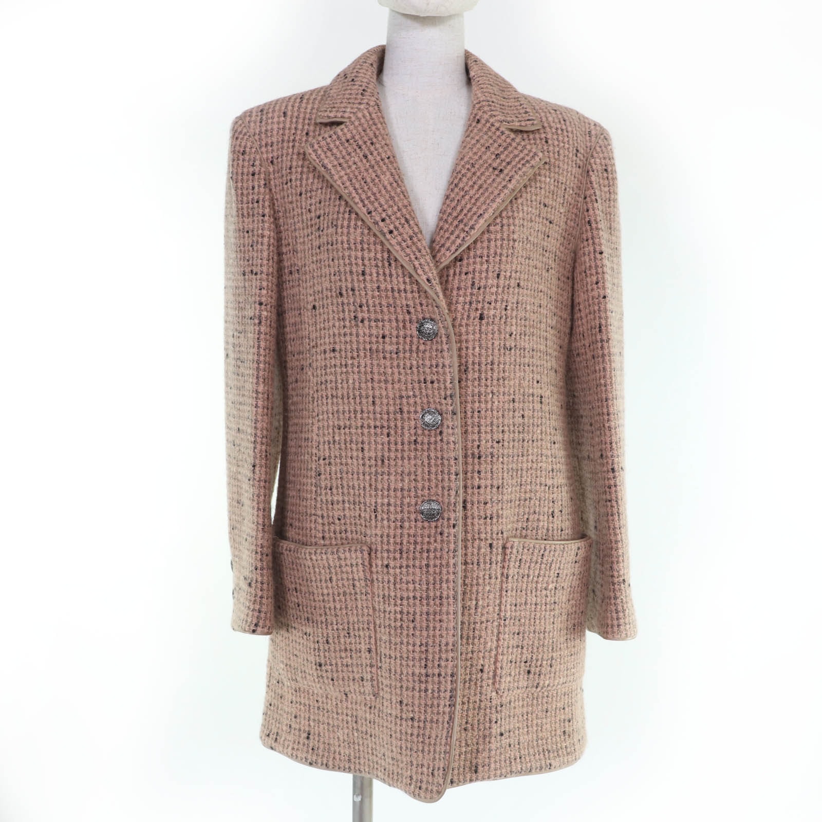 極美品 シャネル ジャケット ピンク系 36 97A P09591V05961