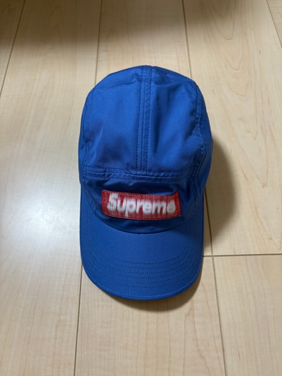 Supreme Reversed Label Camp Cap "Navy"