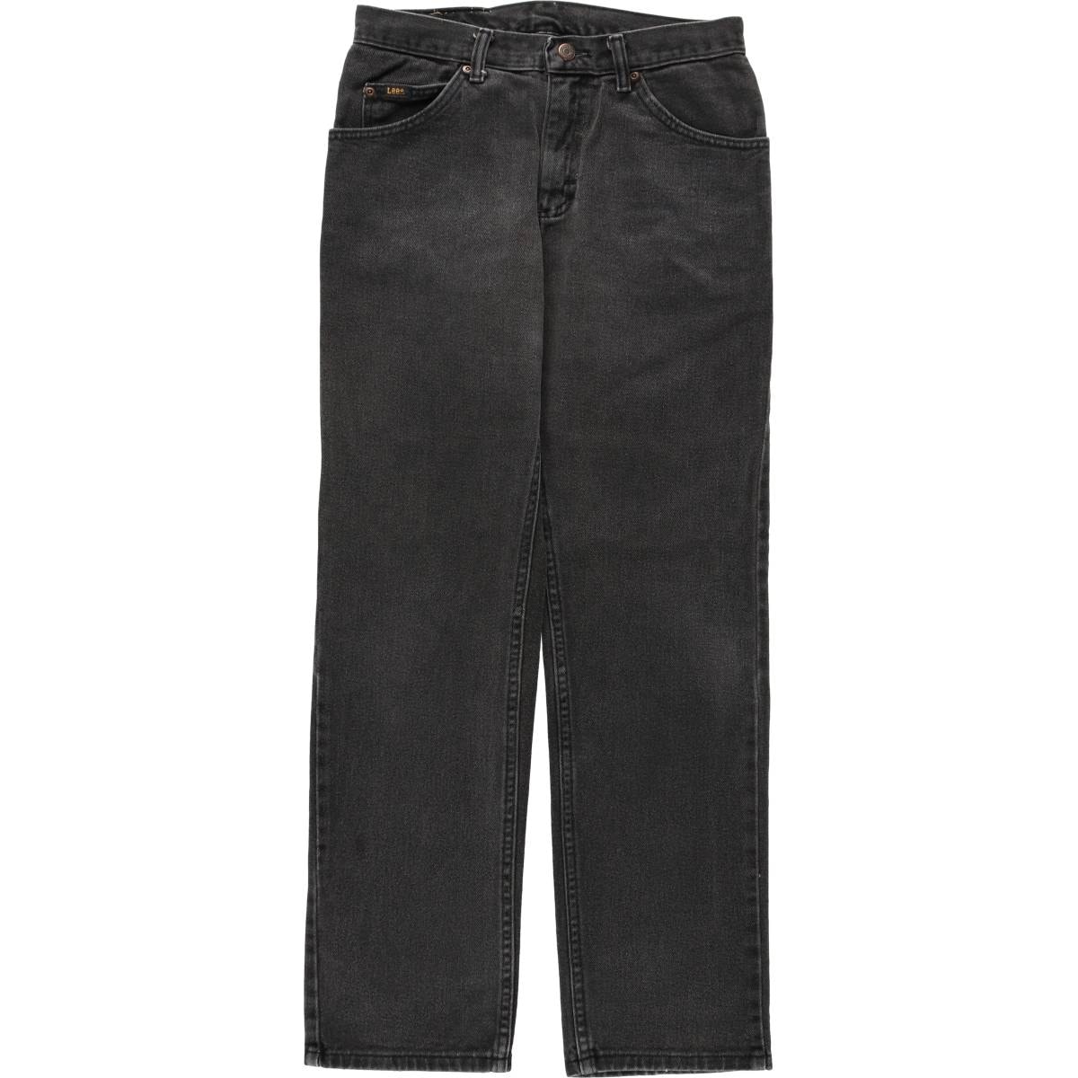 古着 リー Lee ブラックデニム ストレートデニムパンツ メンズw30相当/eaa569505