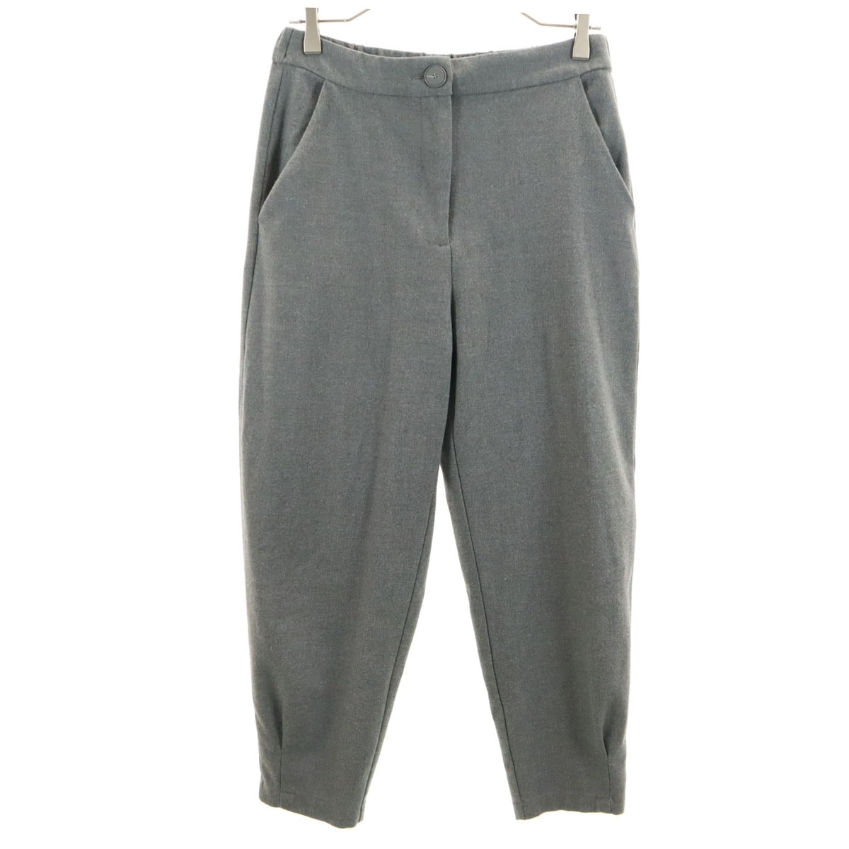 ZARA ザラ アンクル丈 テーパードパンツ XS グレー