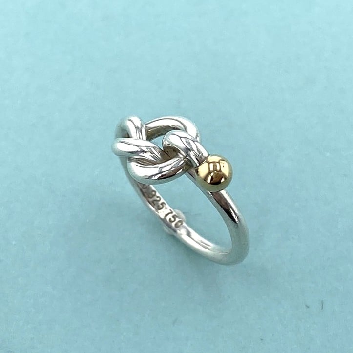 C (やや傷や汚れあり)】TIFFANY&Co. ティファニー ラブノット リング C (やや傷や汚れあり)】TIFFANY&Co. ティファニー ラブノット リング