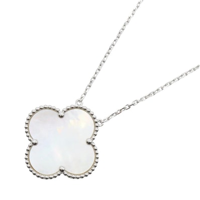 ヴァンクリーフ&アーペル Van Cleef & Arpels マジックアルハンブラ マザオブパールネックレス ネックレス ジュエリー K18WG(ホワイトゴールド) マザーオブパール レディース シルバー系 / ホワイト系