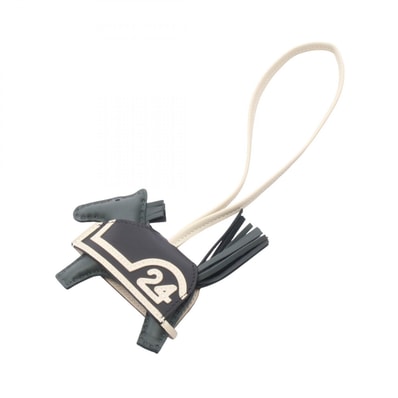 エルメス HERMES ロデオPM ロベオクール チャーム アクセサリー レザー アニョーミロ / ヴォースイフト アニョーミロ クレ K刻印(2025年製造) レディース グリーン系 / アイボリー系 / ブラック系 【中古】