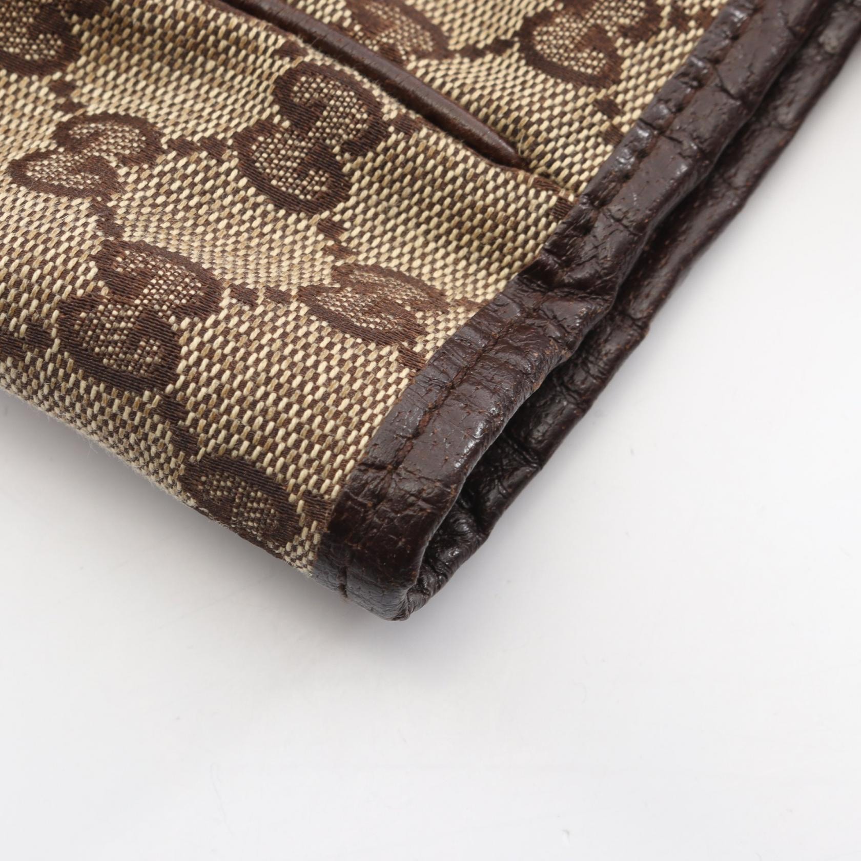 D (傷や汚れあり)】グッチ GUCCI GGキャンバス ホースビット シェリー