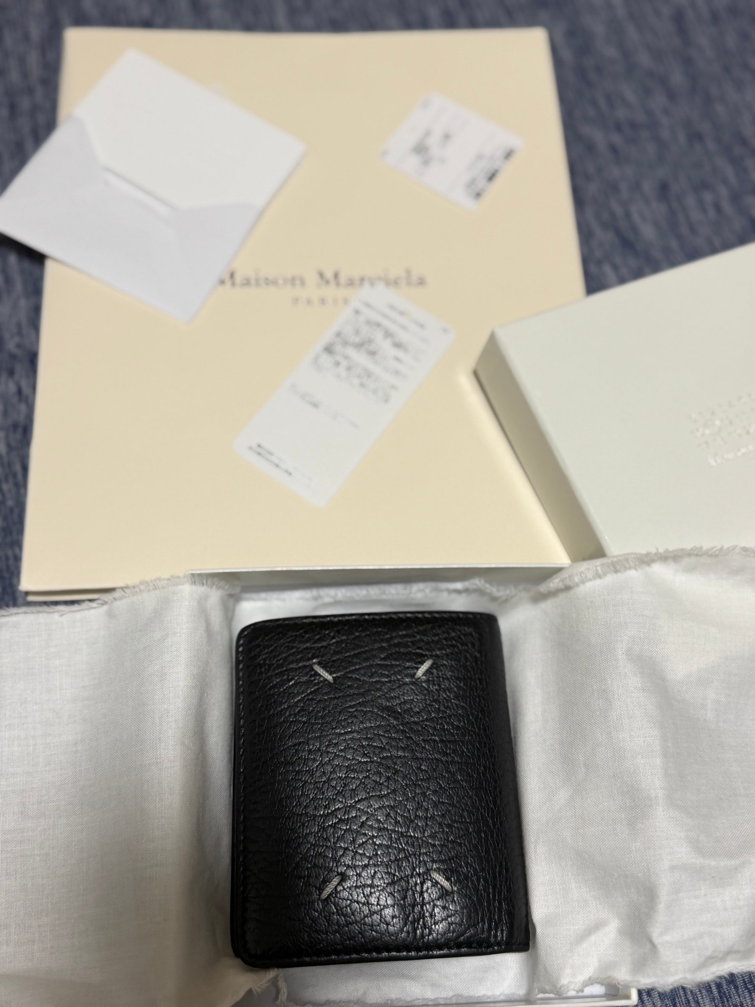 Maison Margiela Bi-fold Leather Wallet "Black"