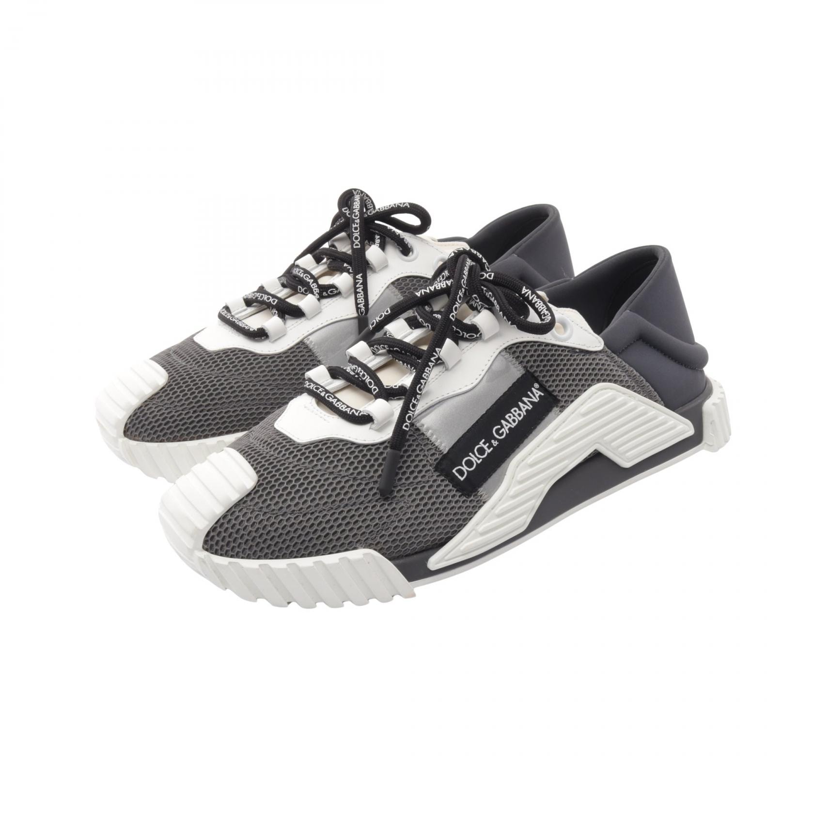 ドルチェアンドガッバーナ DOLCE & GABBANA NS1 スニーカー 靴 ファブリック メンズ グレー系 / ホワイト系 【中古】