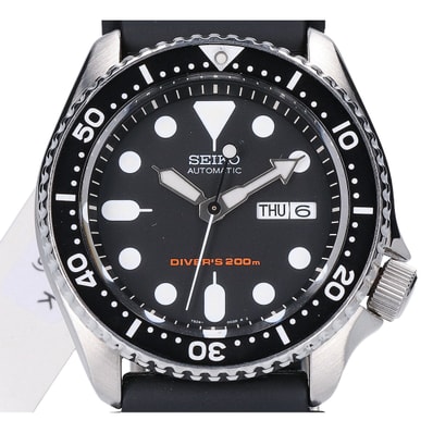 セイコー 【即決/海外モデル】SKX007K ブラックボーイ 自動巻き ダイバーズウォッチ
