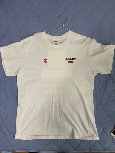Supreme x Ducati Logos Tee "White"