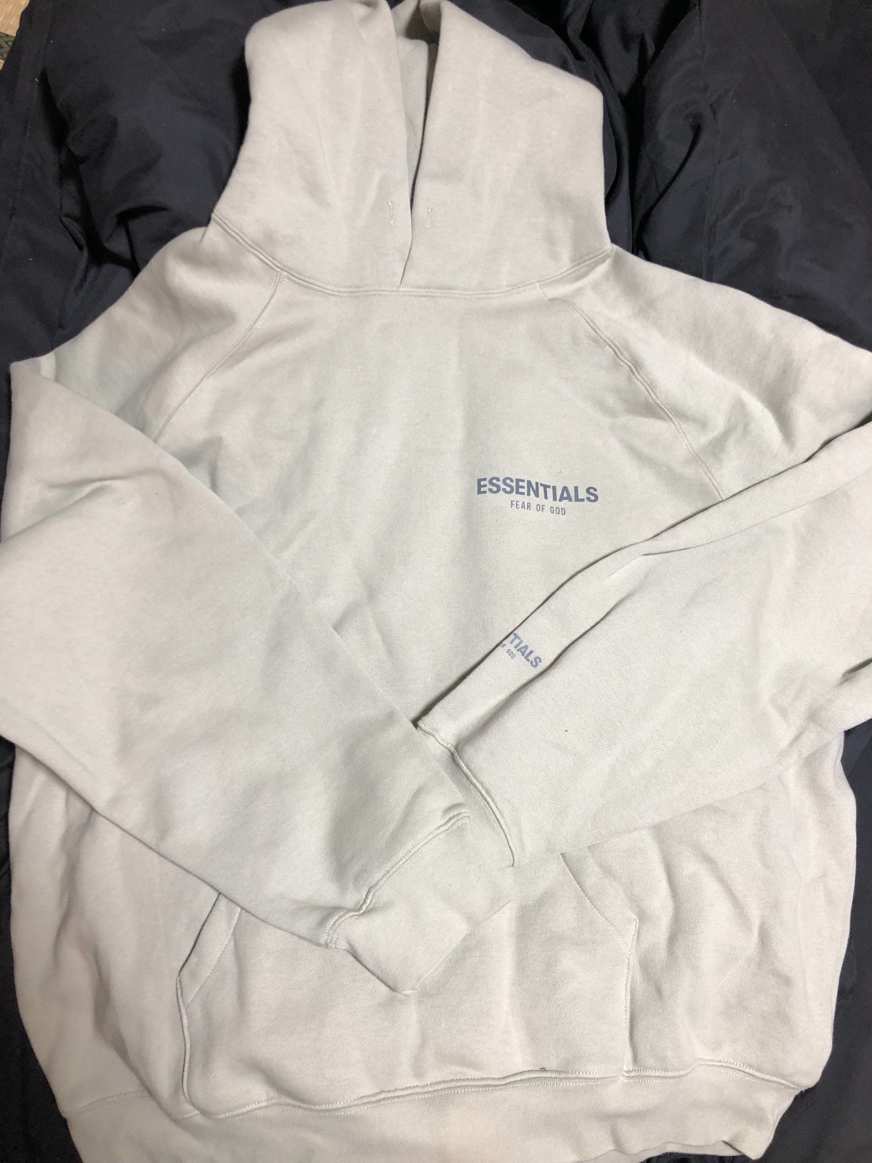 FEAR OF GOD ESSENTIALS PULLOVER HOODIE "Dark Heather Oatmeal"