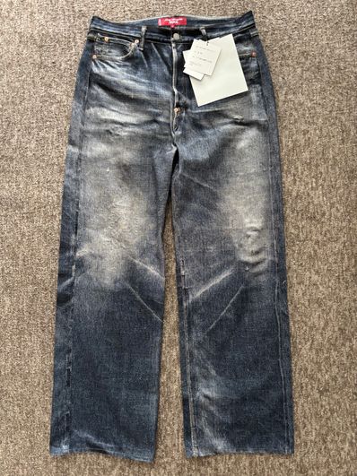 eYe JUNYA WATANABE MAN x LEVI'S x BerBerJin Triple Name Print Denim Pants "Indigo"