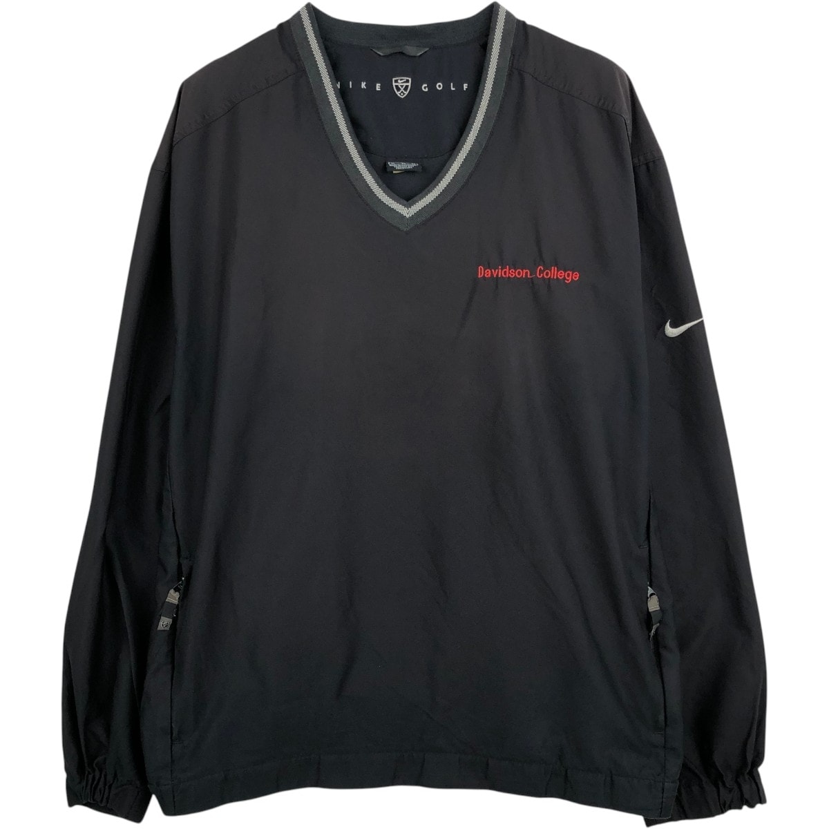 古着 ナイキ NIKE GOLF ゴルフ Vネック ウォームアッププルオーバー メンズXL相当/eaa665534