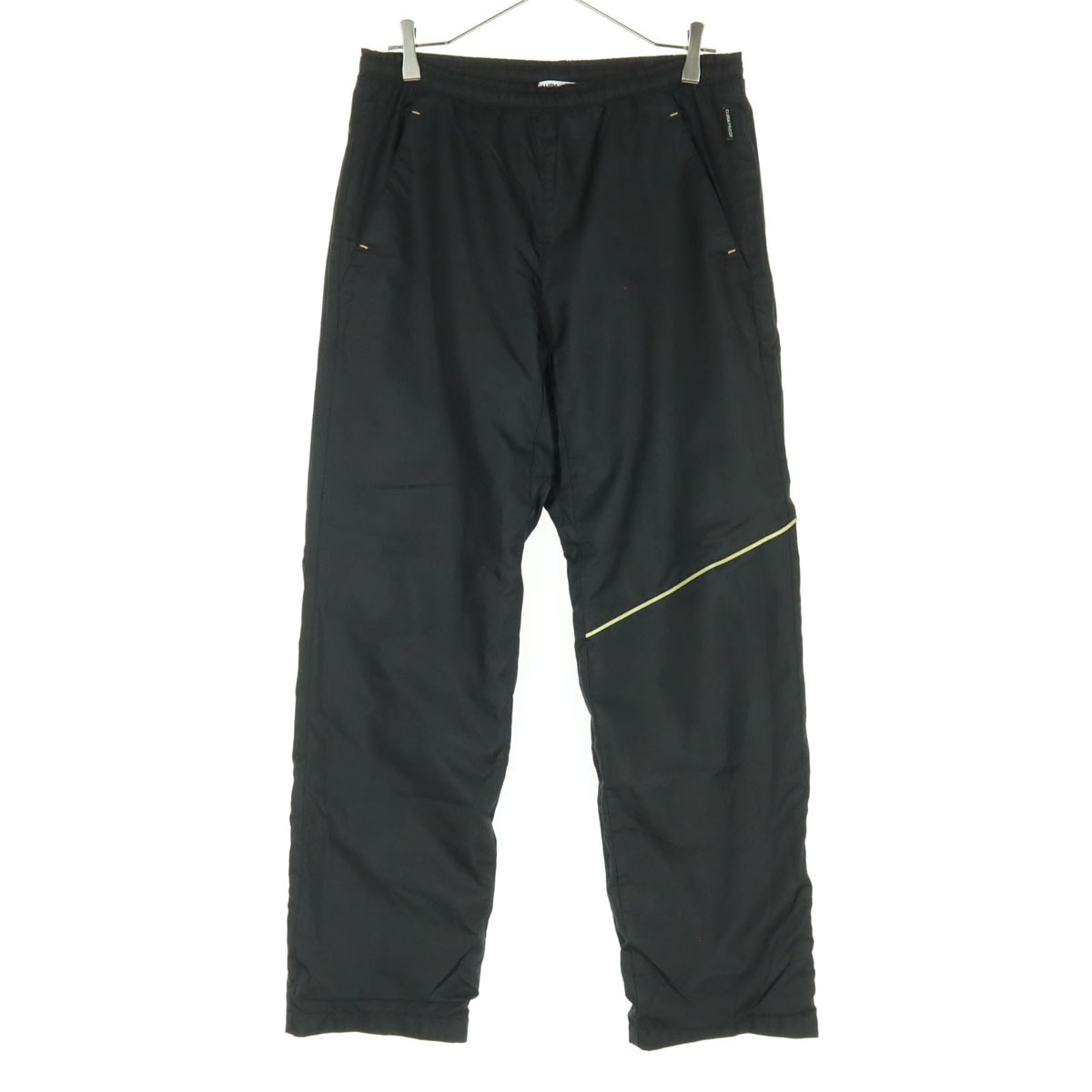 adidas アディダス 裏メッシュ ロングジャージパンツ S ブラック