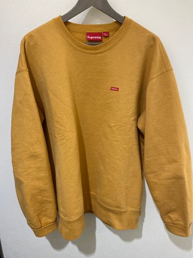 Supreme Small Box Crewneck "Light Mustard" (21FW)