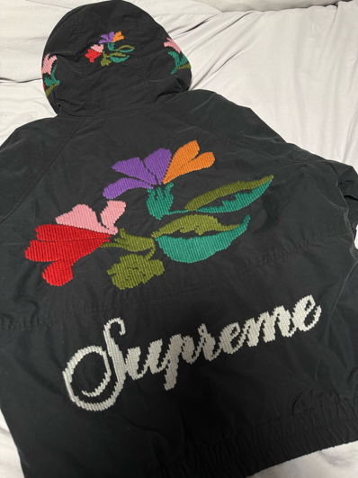 Supreme Needlepoint Hooded Jacket "Black"