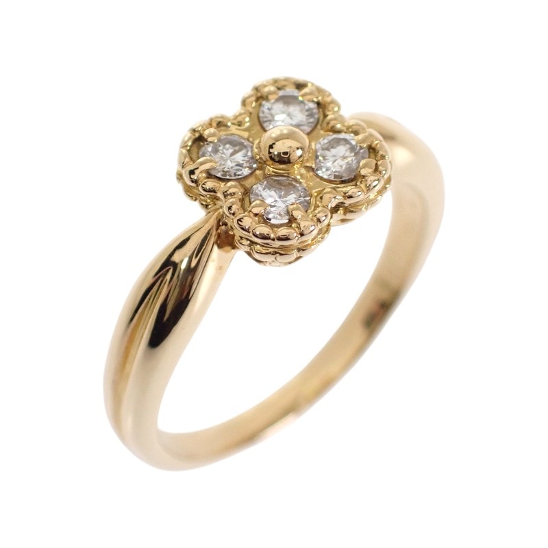 ヴァンクリーフ&アーペル Van Cleef & Arpels アルノ 12号 52 リング K18イエローゴールド ダイヤモンド レディース【中古】【Aランク】
