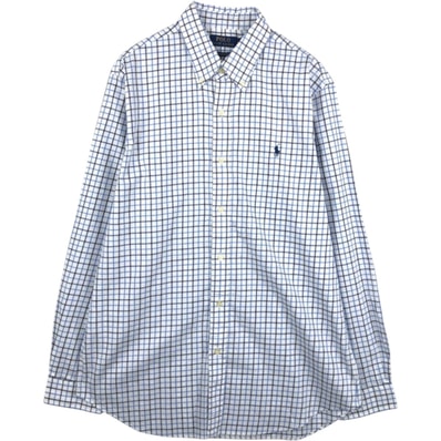 古着 ラルフローレン Ralph Lauren POLO RALPH LAUREN 長袖 ボタンダウンチェックシャツ メンズL相当/eaa676573