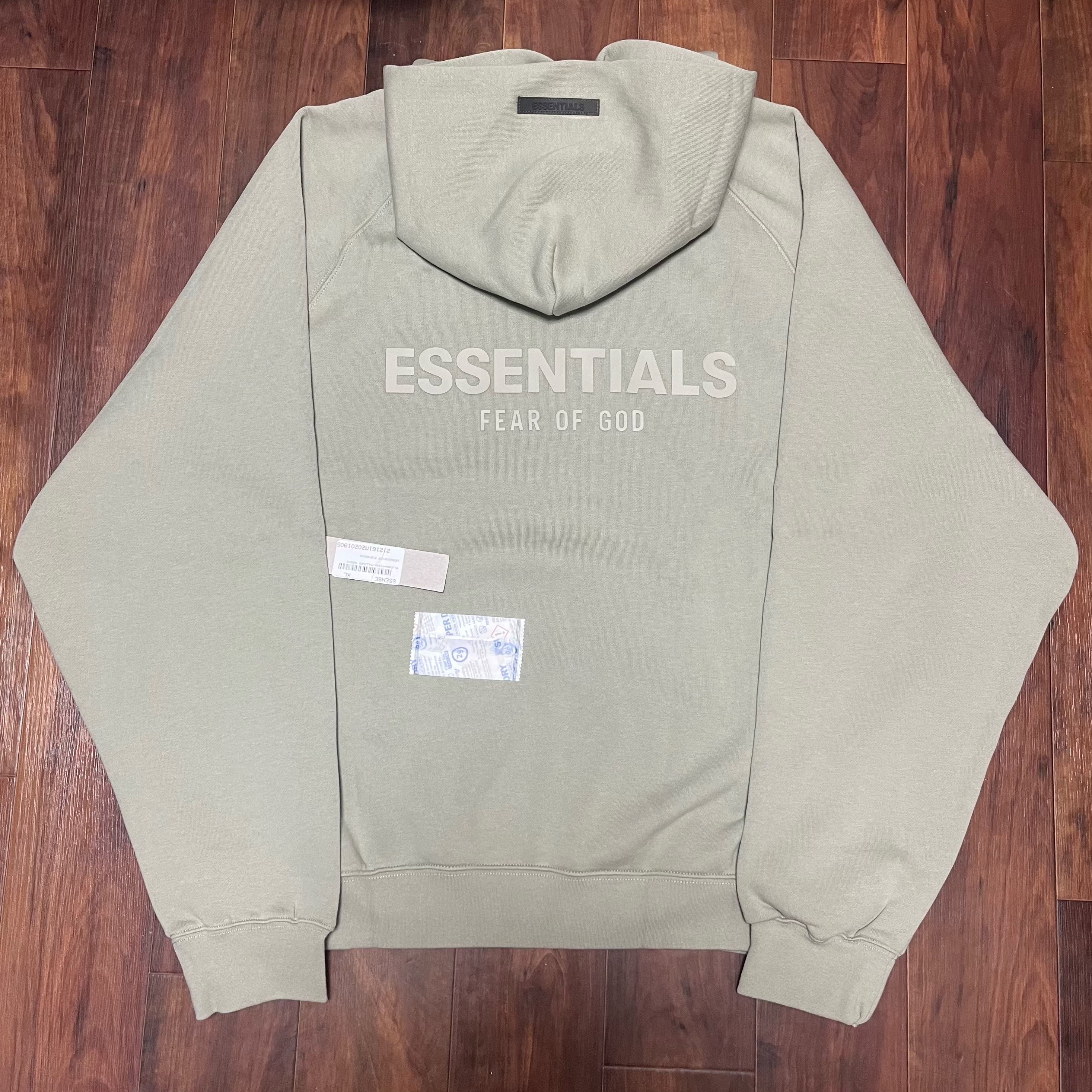 FEAR OF GOD ESSENTIALS Pull-Over Hoodie "Moss"
