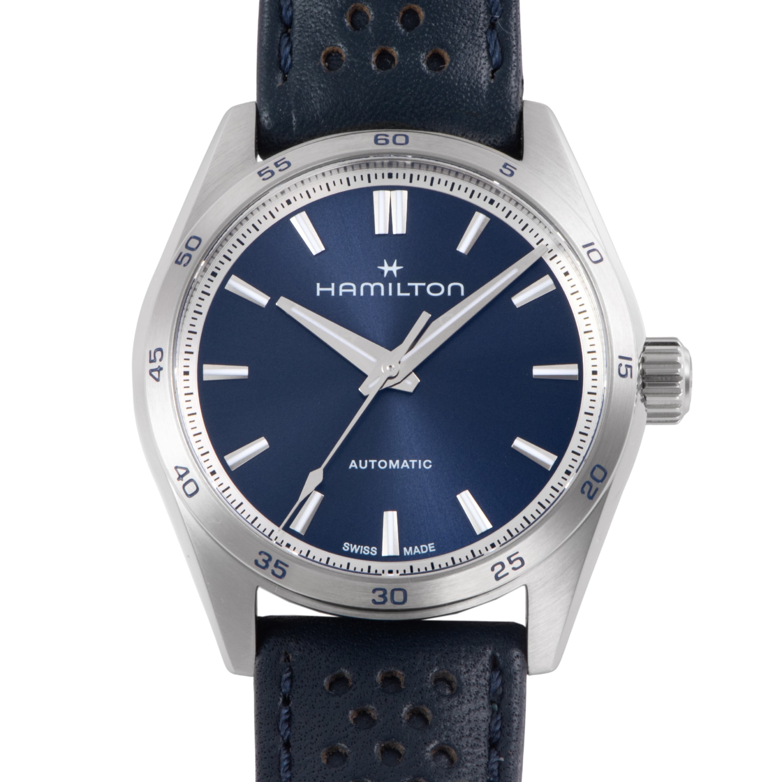 【新品】HAMILTON ハミルトン ジャズマスター パフォーマー オート 34mm H36115640 保証書2026年 ステンレススチール【中古】