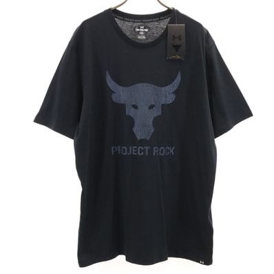 未使用 UNDER ARMOUR アンダーアーマー 半袖 Tシャツ 2XL ブラック ビッグサイズ