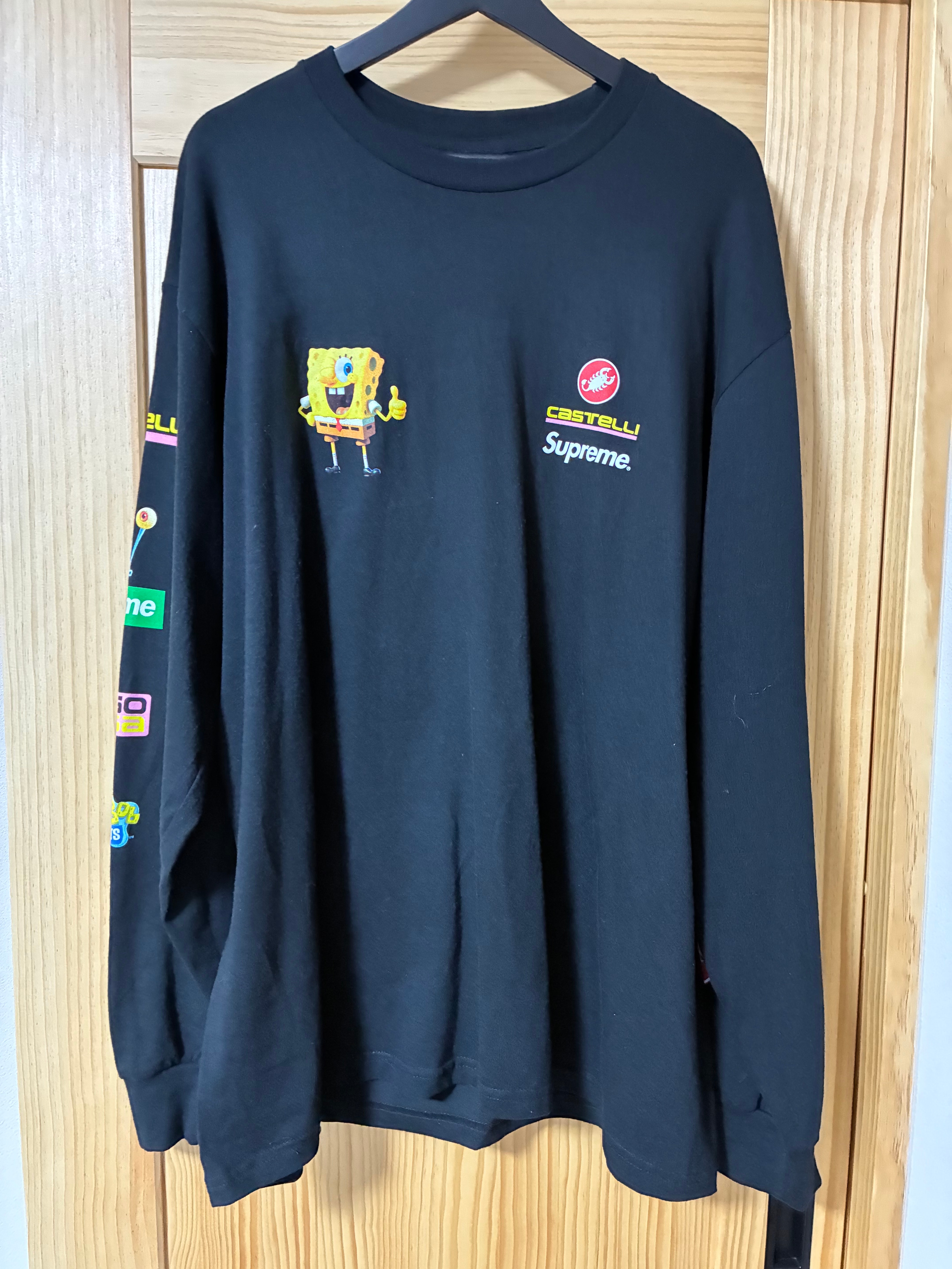 Supreme x SpongeBob Castelli Racing L/S Tee 