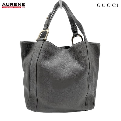 GUCCI グッチ グリニッジ ホースビット トートバッグ
257051 レザー グレー ユニセックス
【中古】