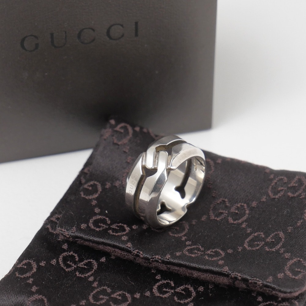 GUCCI グッチ リング・指輪 サイズ17 ノットインフィニティ シルバー925 ブランド古着【中古】20260618/RA9973