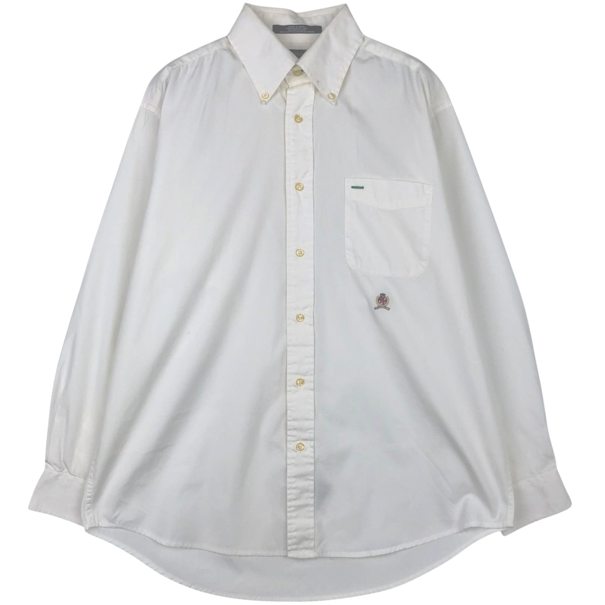 古着 90年代~ トミーヒルフィガー TOMMY HILFIGER 長袖 ボタンダウンシャツ メンズM相当 ヴィンテージ/eaa632026