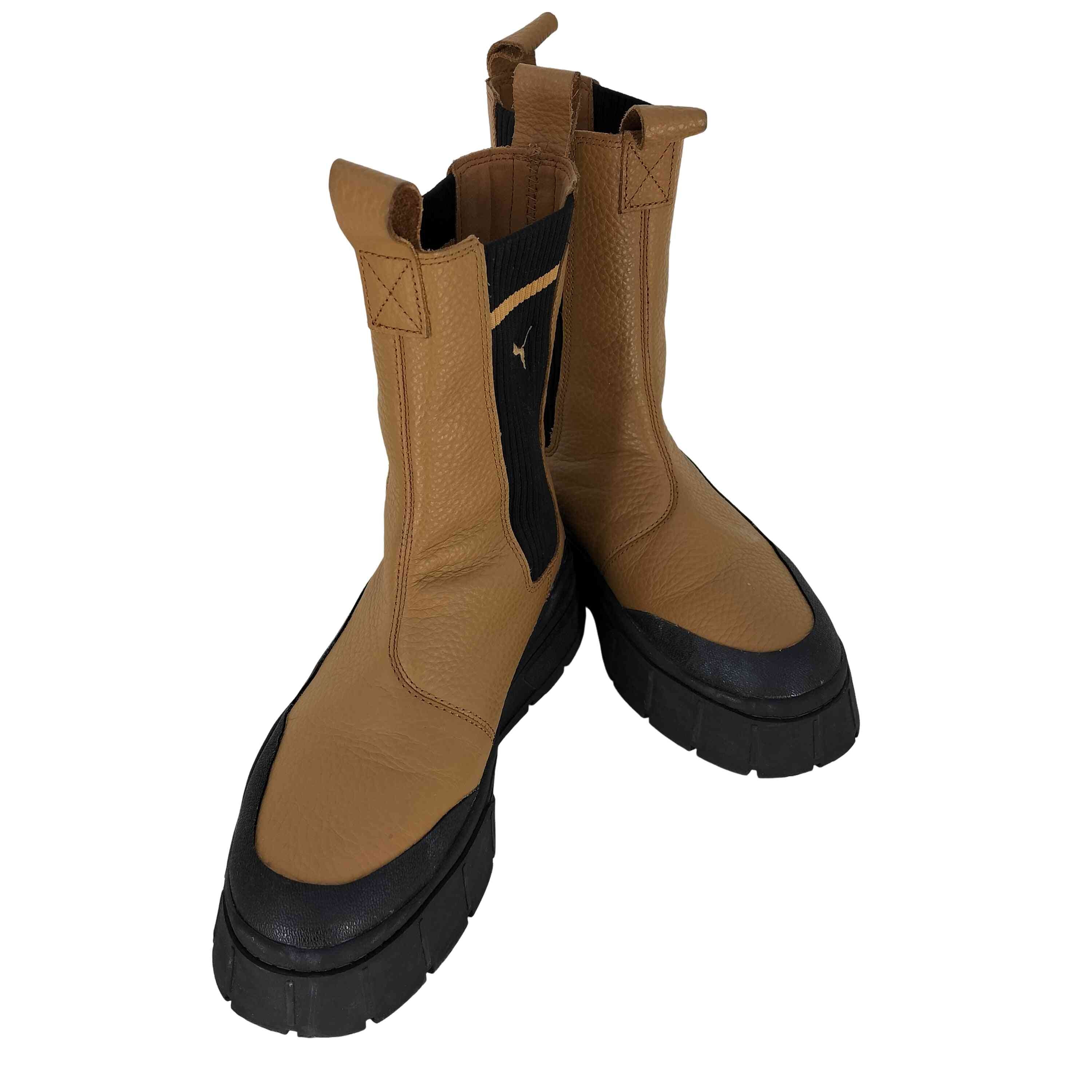 MAYZE STACK CHELSEA CASUAL WNS DESERT TAN【1141116415834】