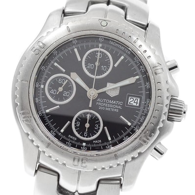 タグホイヤー リンク クロノグラフ デイト CT2111 メンズ 【中古】