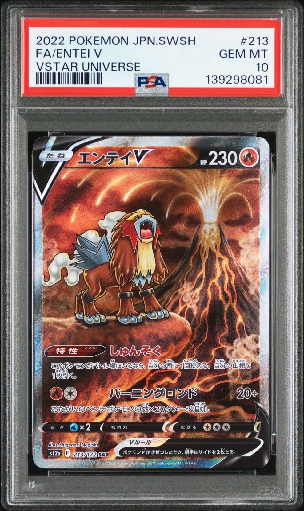 エンテイV SAR[s12a 213/172](ハイクラスパック「VSTARユニバース」)