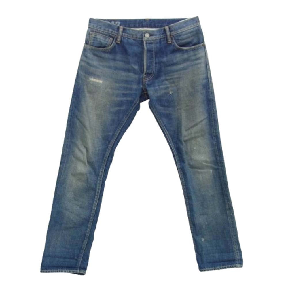 VISVIM ビズビム デニムパンツ 16AW 0116205005020 SOCIAL SCLPTR 10 SLIM DAMAGED-12 ダメージ加工 スリム デニム パンツ【中古】