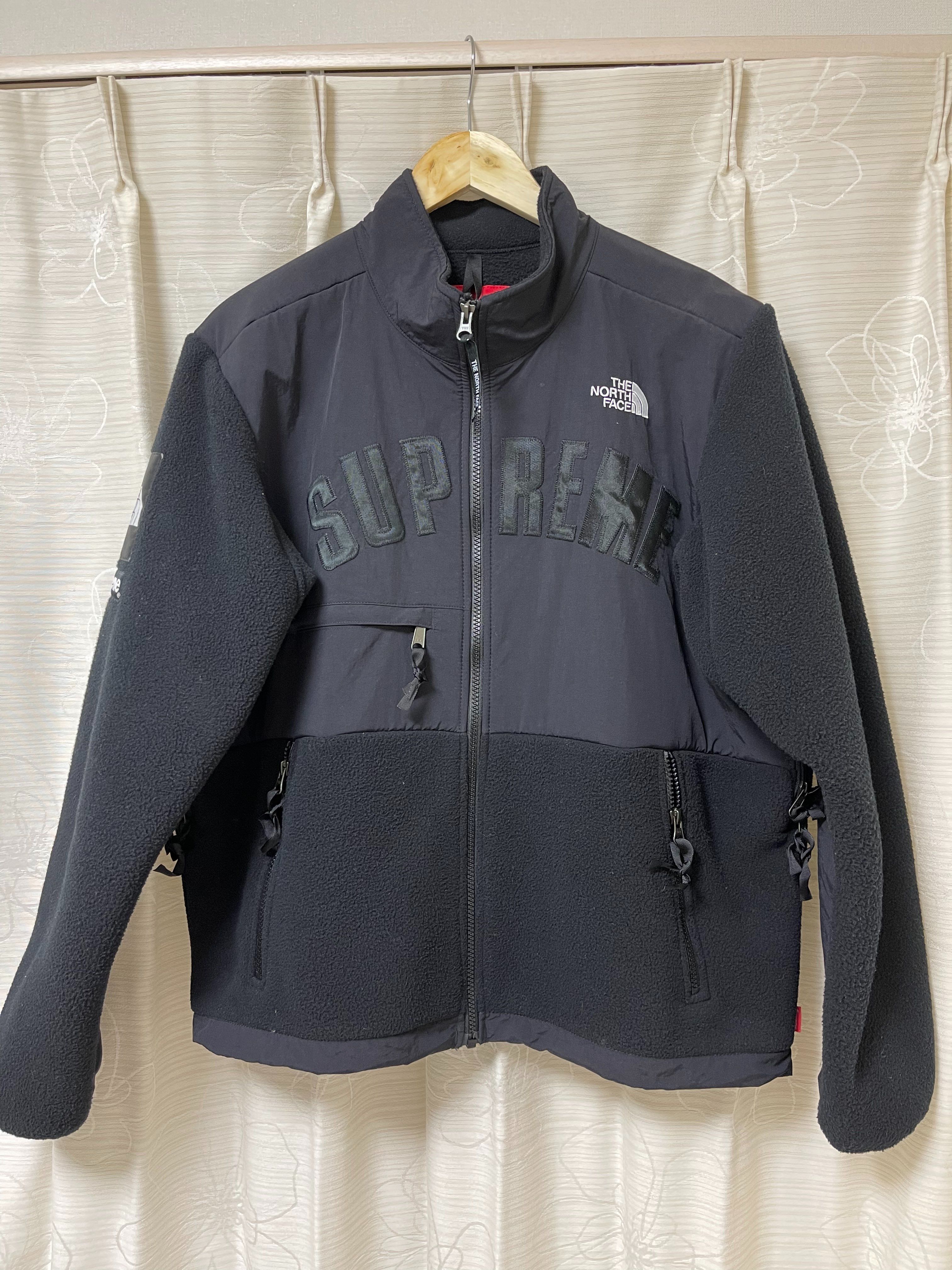 Supreme x The North Face Arc Logo Denali Fleece Jacket "Black"