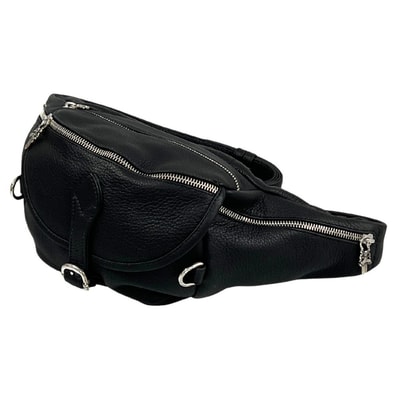 Chrome Hearts Snat Pack Leather XL West Bag "Black"