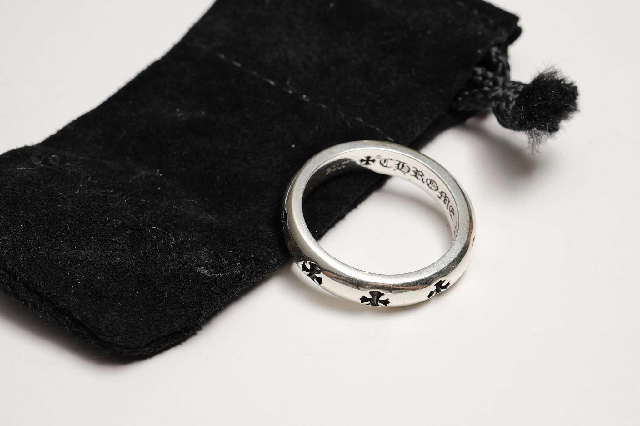 Chrome Hearts Negative CH Plus Ring "Silver"