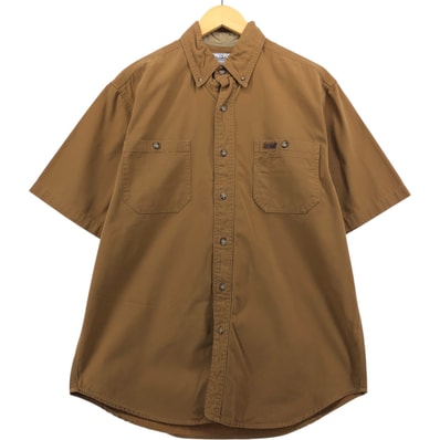 古着 カーハート Carhartt ボタンダウン 半袖 ワークシャツ メンズM相当/eaa578758