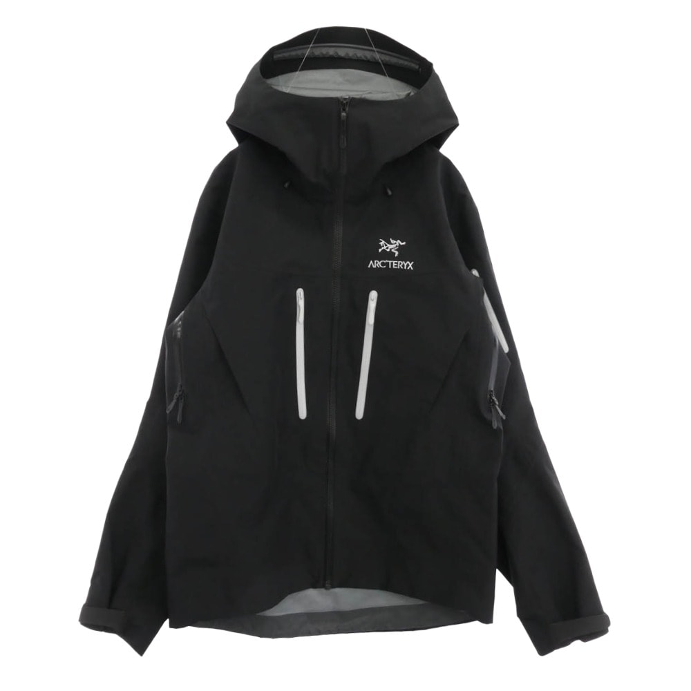 ARC'TERYX アークテリクス ナイロンジャケット 22AW X000005552 Alpha SV Jacket Mens Orca GORE-TEX アルファ SV ジャケット オルカ ゴアテックス ブラック系 S【中古】