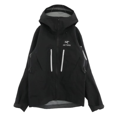 ARC'TERYX アークテリクス ナイロンジャケット 22AW X000005552 Alpha SV Jacket Mens Orca GORE-TEX アルファ SV ジャケット オルカ ゴアテックス ブラック系 S【中古】