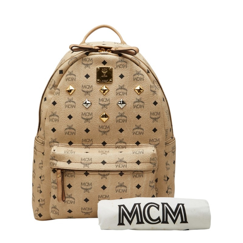 ○A3042 エム シー エム ヴィセトス スタッズ リュック MCM エムシー 
