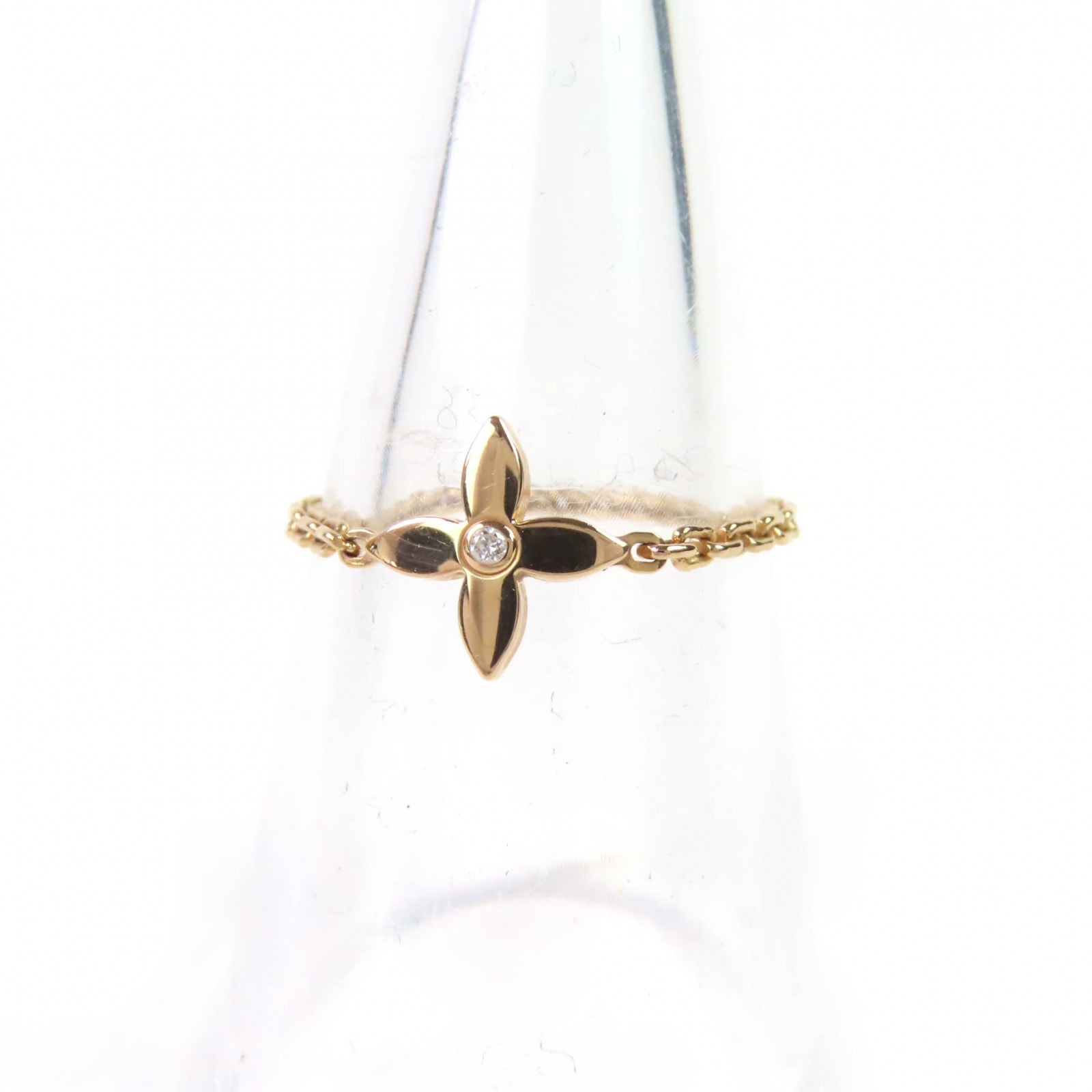 美品 ルイヴィトン バーグチェーンイディールブロッサムリング 55 Q9K64F