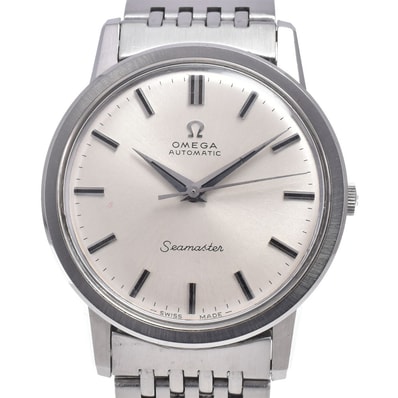 オメガ OMEGA 165.003 ヴィンテージ シーマスター Cal.552 シルバー 自動巻き メンズ 良品 腕時計 N#148611