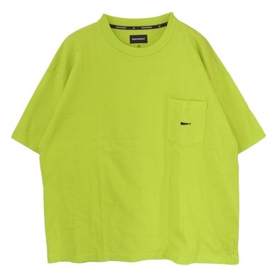 DESCENDANT ディセンダント Tシャツ CACHALOT ORGANIC COTTON CROP SS カシャロット オーガニック コットン クロップ 半袖 Tシャツ カットソー イエロー系 3【中古】